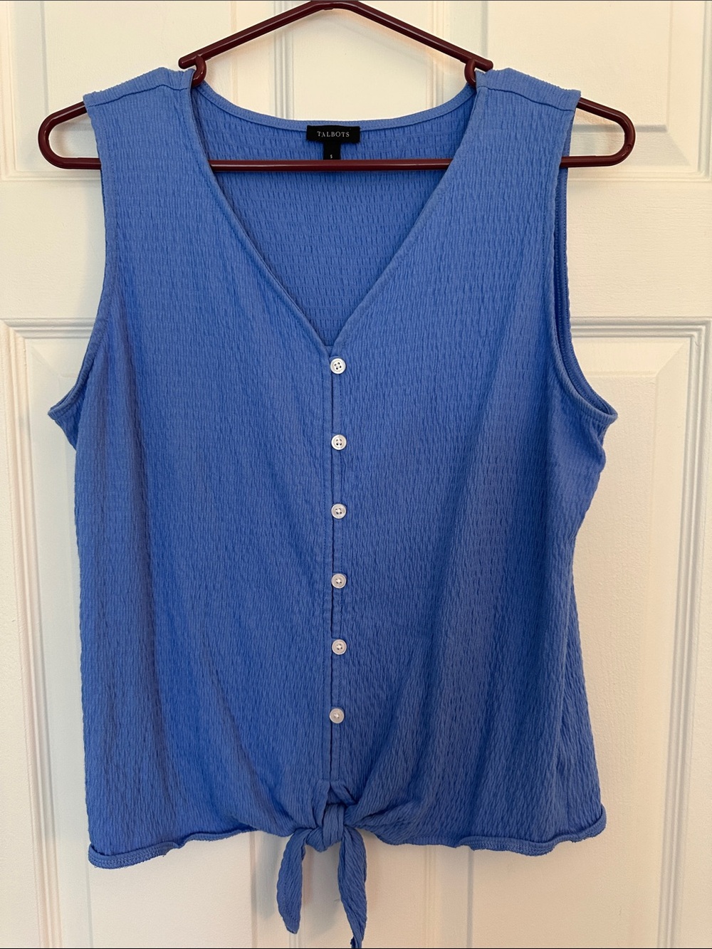 Sleeveless Crinkle fabric top